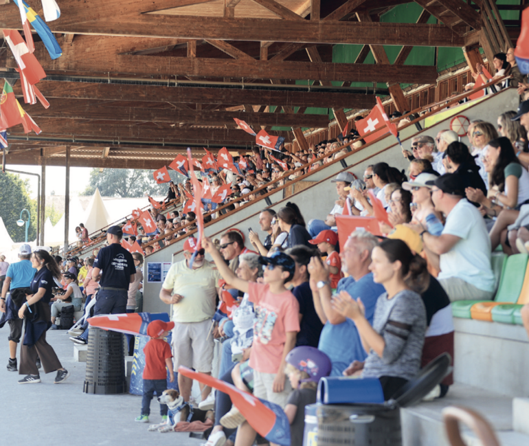 La convivialité est désormais de mise à l’IENA comme on l’a vu l’été dernier avec la Finale des Nations de l’EEF, mise sur pied par MM. Smits, Pradervand et Darioly. © photobujard.com/R