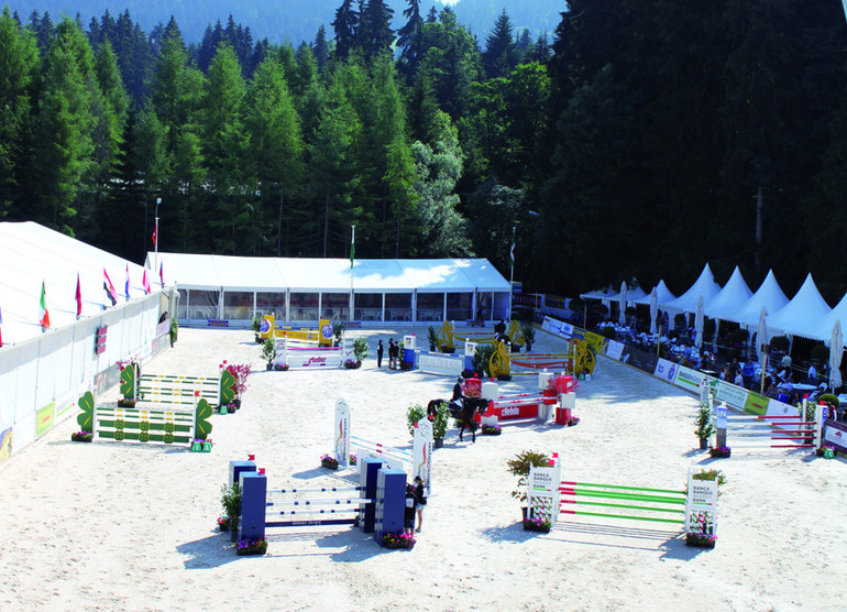 Beau cadre du Jumping de Villars-Gryon