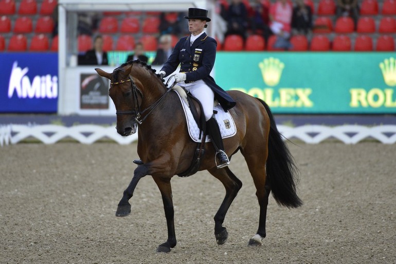 Isabell Werth et Don Johnson à Herning