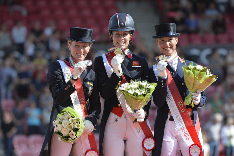 Podium européen de dressage 2013 à Herning