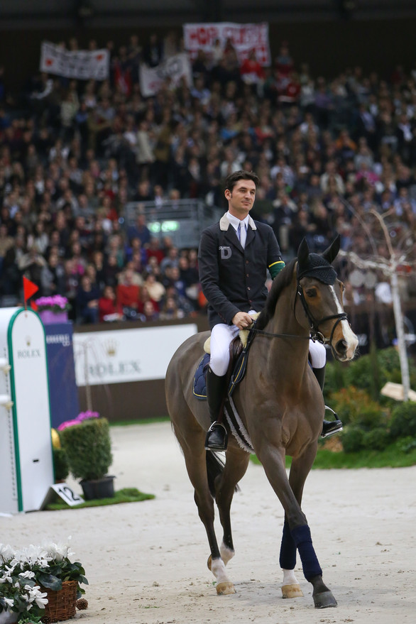 Steve Guerdat et Jalisca Solier : tout un public derrière eux! ©Carole Théraulaz