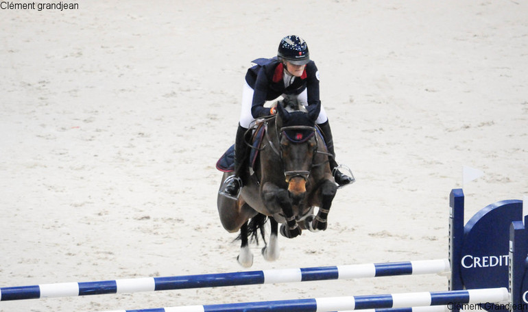 Laetitia du Couëdic et Elisa lors de la Grande Chasse du CHI de Genève