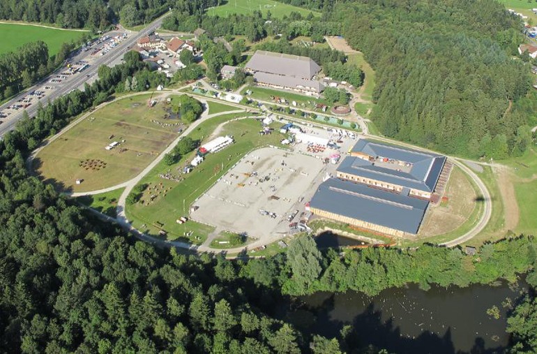 Vue sur les belles installations du Chalet-à-Gobet