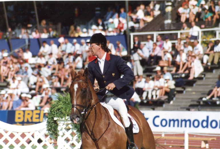 Hubert Bourdy et Morgat lors des Jeux mondiaux de Stockhlom en 1990