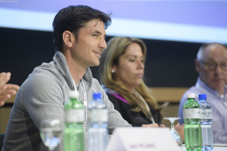 Steve Guerdat au Forum sportif de la FEI