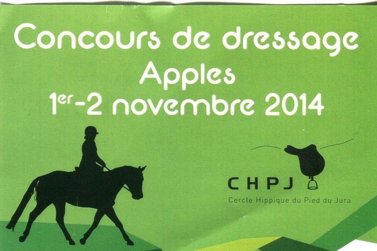 Intercantonal de dressage 2014 à Apples