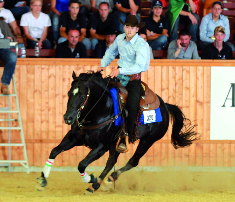 Reining à Givrins avec les championnats d'Europe J et JC