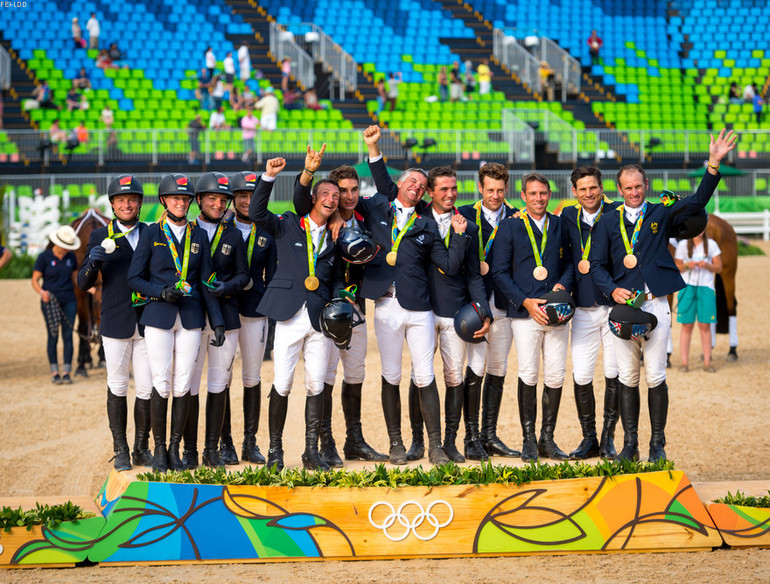 Rio 2016: Podium du complet par équipe