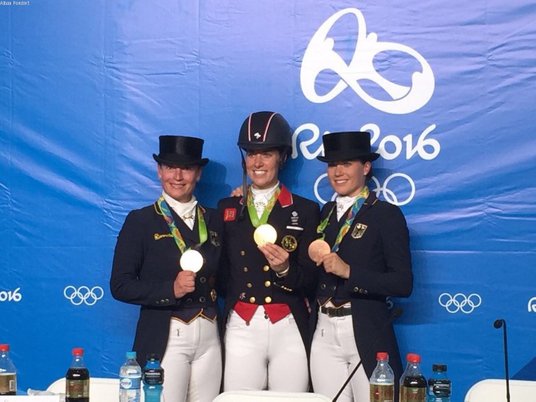 Rio 2016: le podium du dressage individuel