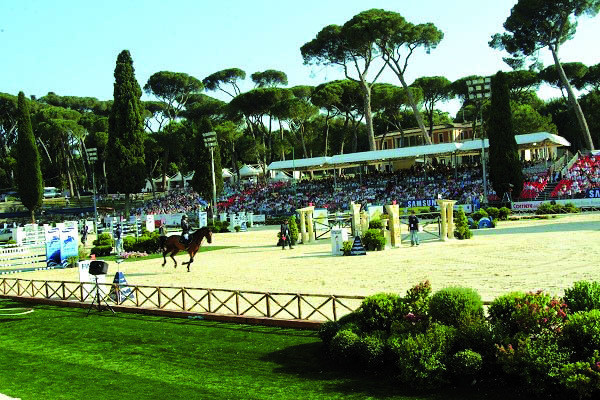 Place de concours du CSIO de Rome