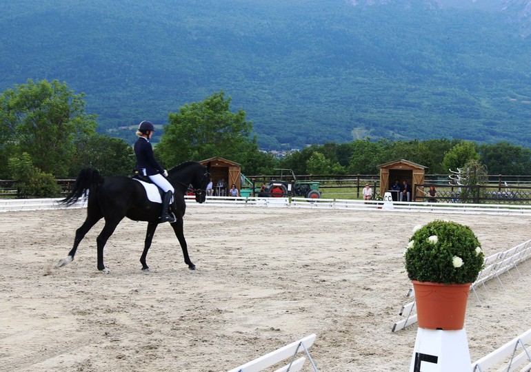 Dressage à La Chaumaz dans un écrin de verdure