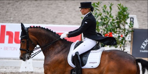 Marcela Krinke Susmelj et Smeyers Molberg lors du Championat Suisse 2017 (Katja Stuppia).