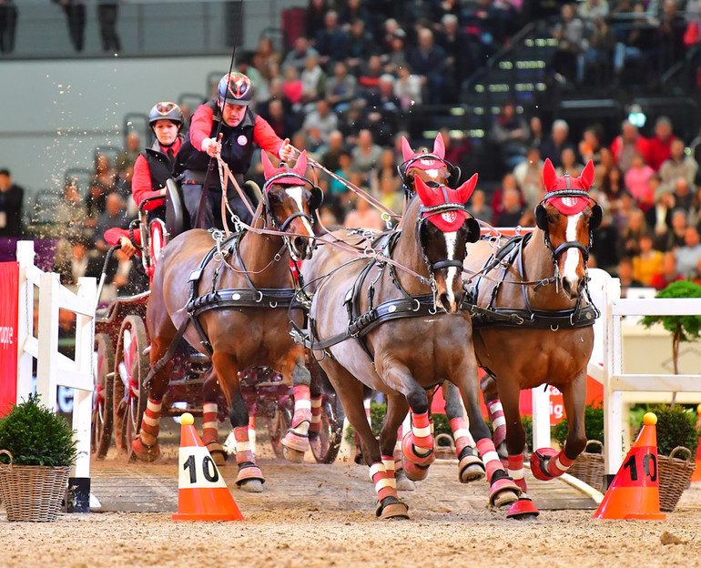 Jérôme Voutaz et ses FM 2e de la finale de la Cpoupe du monde à Bordeaux derrière Boyd Exell