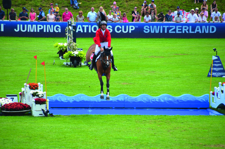 Steve Guerdat et Bianca lors de la Coupe des Nations à St-Gall ont signé un double sans-faute.