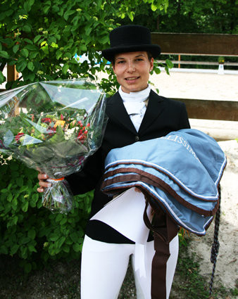 Gaëlle Bosonnet championne de Suisse R de dressage