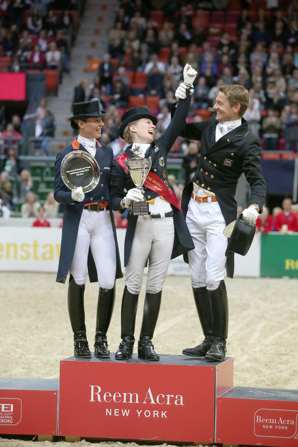 Podium finale Coupe du monde dressage 2013