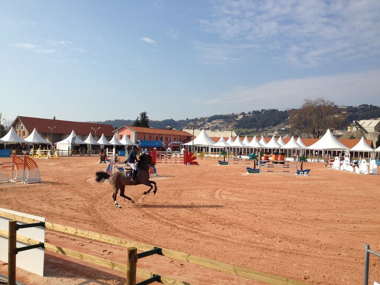 La piste rouge du CSI de Nice