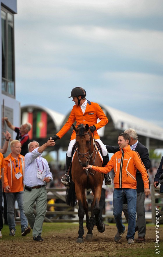 Jeroen Dubbeldam à la sortie de piste