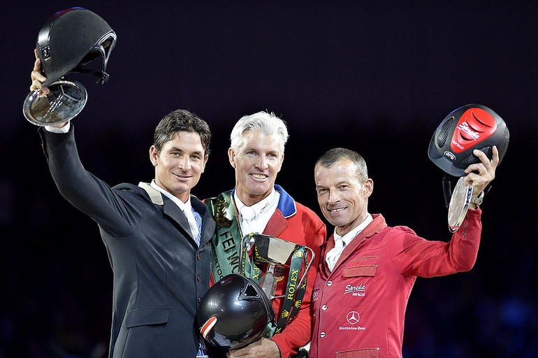 Le podium de la finale