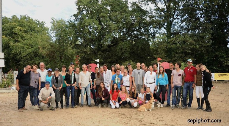 Les bénévoles du concours hippique de la Gambade