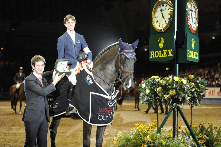 Ben Maher en compagnie d'Anthony Schaub, Rolex