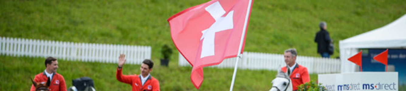 L'équipe suisse Coupe des Nations à St-Gall 