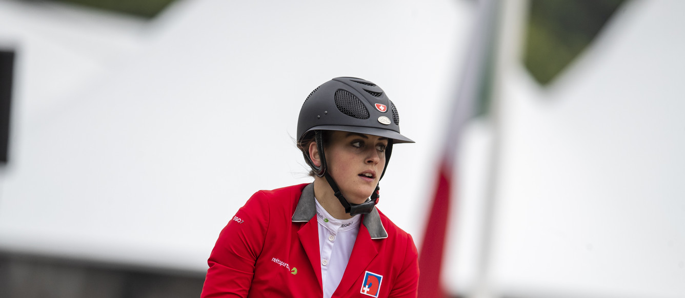 Ott Elin, SUI, Nanu IIEuropean Jumping Championship ChildrenZuidwolde 2019© Hippo Foto - Dirk CaremansOtt Elin, SUI, Nanu II