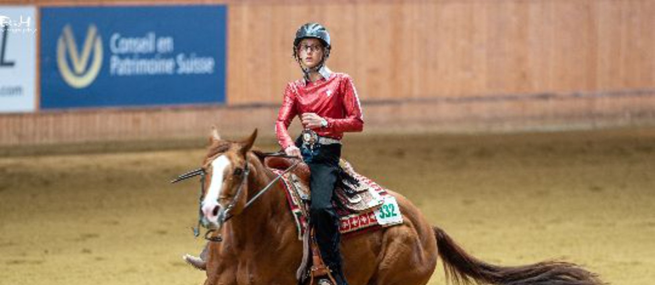 La juniore Sophia Staub avec Gunslinger Lil Step (Photo: Daniel Henzi)