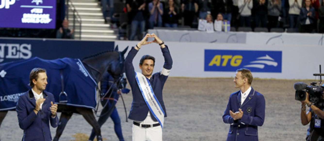 Guerdat Steve, SUI, Fuchs Martin, SUI, Fredricson Peder, SWEJumping Final Round 2Longines FEI World Cup Finals Jumping Gothenburg 2019