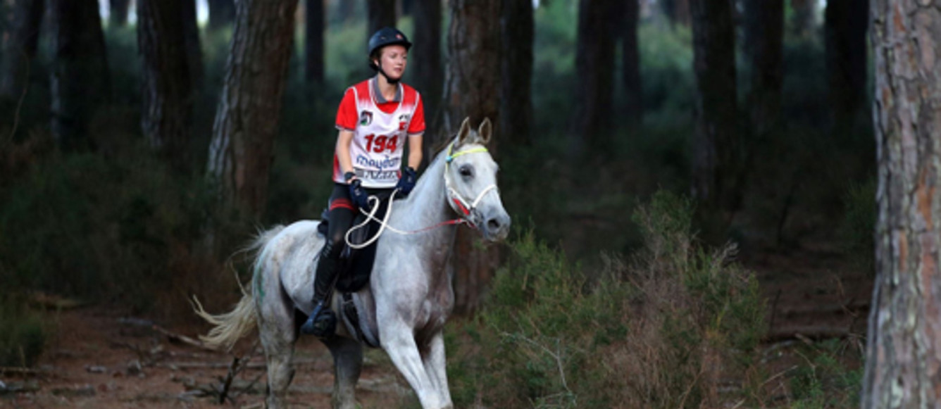 Josefine Flury au CM de la relève d'Endurance à Pise (ITA). 