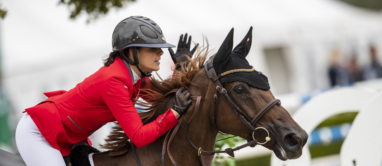 Accola Sira, SUI, Tina de L'yserandEuropean Jumping Championship Zuidwolde 2019© Hippo Foto - Dirk Caremans 14/07/2019