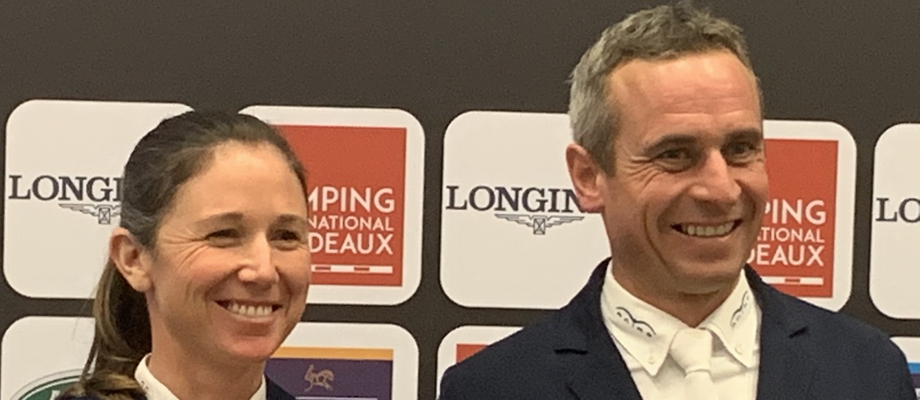Felicie Bertrand, 2e,  et Julien Epaillard, 1er du GP Land Rover