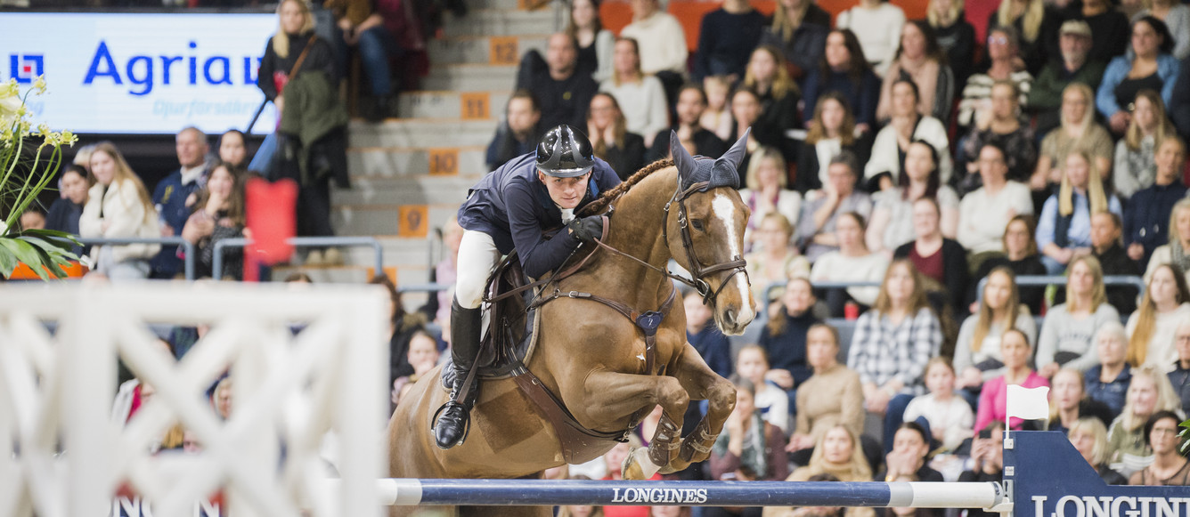LONGINES FEI WORLD CUP JUMPING GOTHENBURG Bryan Balsiger - Twentytwo Des BichesSUI photo FEI Satu Pirinen