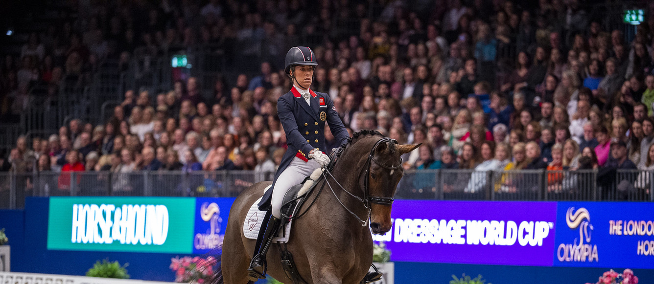 Charlotte Dujardin (GBR) & Mount St John Freestyle - FEI Dressage World Cup™ Grand Prix Freestyle  -  Olympia - The London International Horse Show - Olympia, London, United Kingdom - 17  December 2019