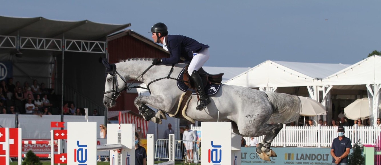 Bryan Balsiger et Ak's Courage sont les nouveaux champions de Suisse élite. © CS LerchPartne Humlikon