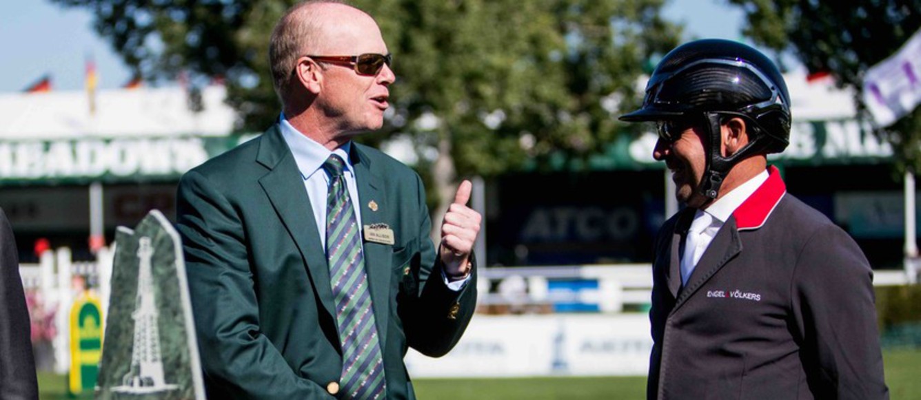 Ian Allison and Eric Lamaze (Photo: Rolex Grand Slam/Ashley Neuhof)