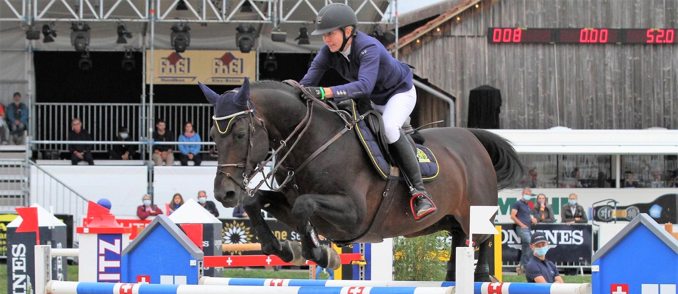 Christina Liebherr et LB Fun Again à Humlikon. © Angelika Nido