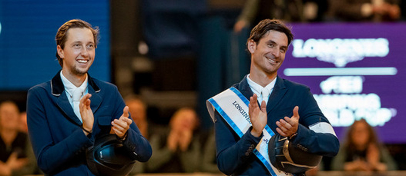 Sont toujours les numéros 1 et 2 mondiaux : Steve Guerdat et Martin Fuchs (Photo : Finale de la Coupe du monde Göteborg 2019 © Hippo Photo - Stefan Lafrentz)