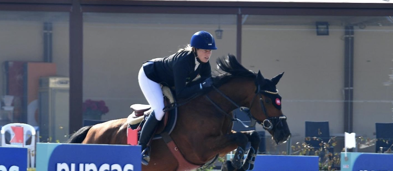 Barbara Schnieper et Judy à Gorla Minore. ©Equieffe