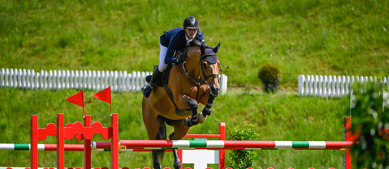 Edouard Schmitz et Cortino ont remporté la 150 du jour à St-Gall. ©Katja Stuppia/LDD