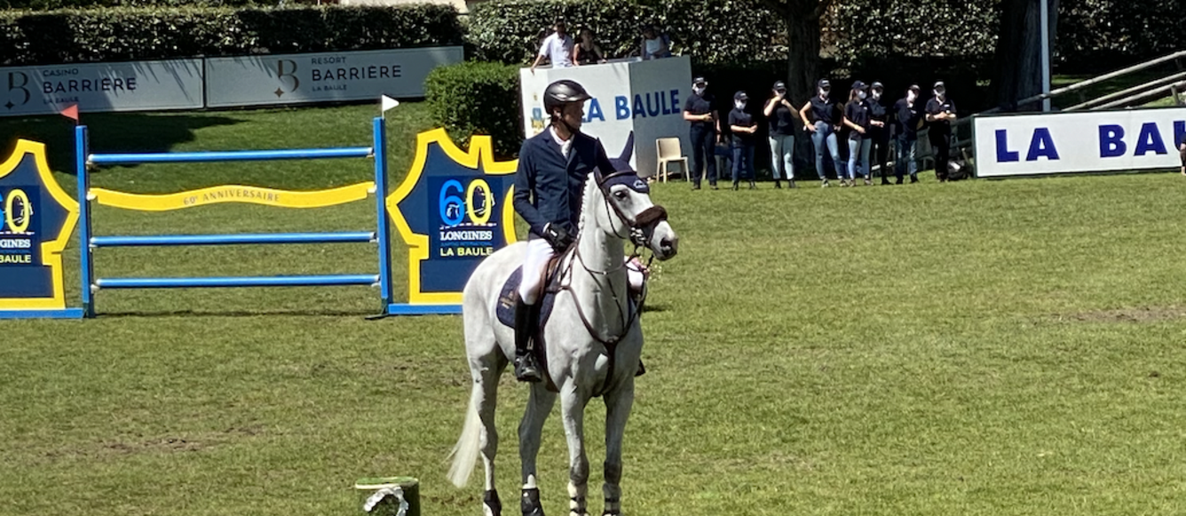 Martin Fuchs et Leone Jei ont pris la 3e place du GP de La Baule. ©Privée