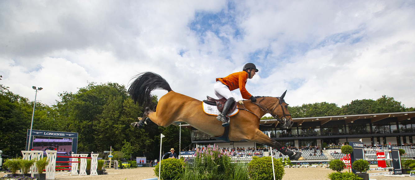 Maikel van der Vleuten et Beauville Z au CHIO de Rotterdam 2021. © FEI/Leanjo de Koster