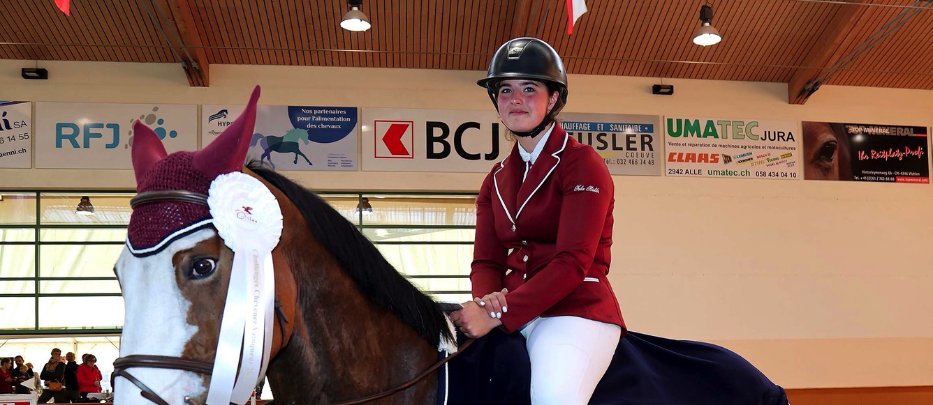 Shirel Schornoz et Obama du Soufflet CH, la belle surprise du Grand Prix 2* de Chevenez 2021. © Photobujard