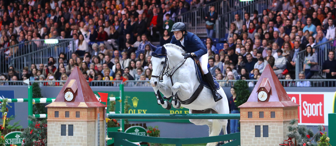 FUCHS Martin (SUI) riding Clooney 51  during the CHI Geneva on December 15 2019 in Geneva, Switzerland. (Photo by Scoop Dyga/Icon Sport)
