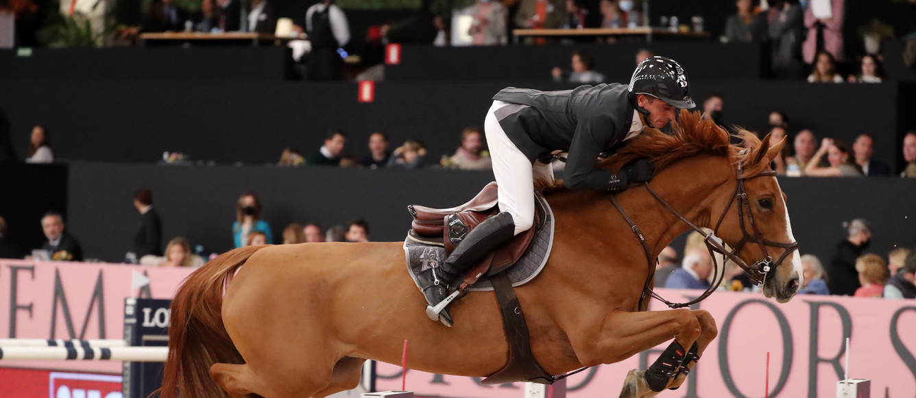 Julien Epaillard et Billabong du Roumois se sont imposés par deux fois à Madrid ce week-end. ©FEI/Stefano Grasso
