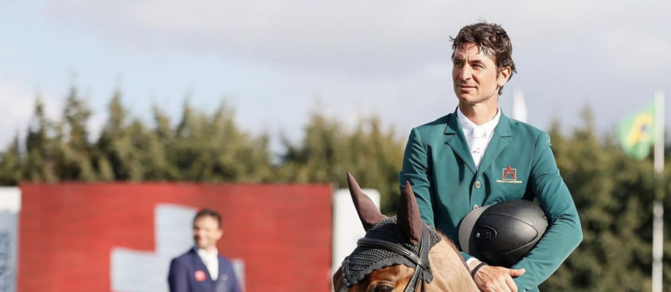 Steve Guerdat et Albführen's Maddox ont remporté le seul GP 4* du week-end. © Sunshine Tour Montenmedio | Ahmed Al Magali
