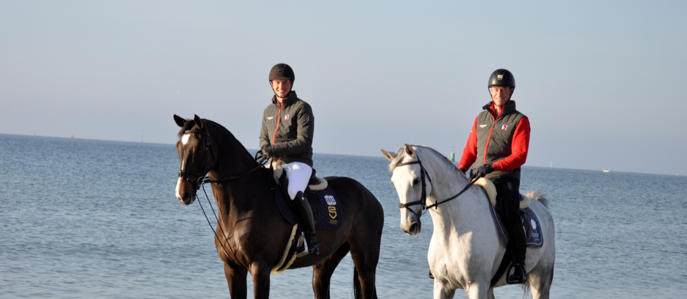Edouard Schmitz et Dominik Fuhrer à La Baule. © Patricia Balsiger