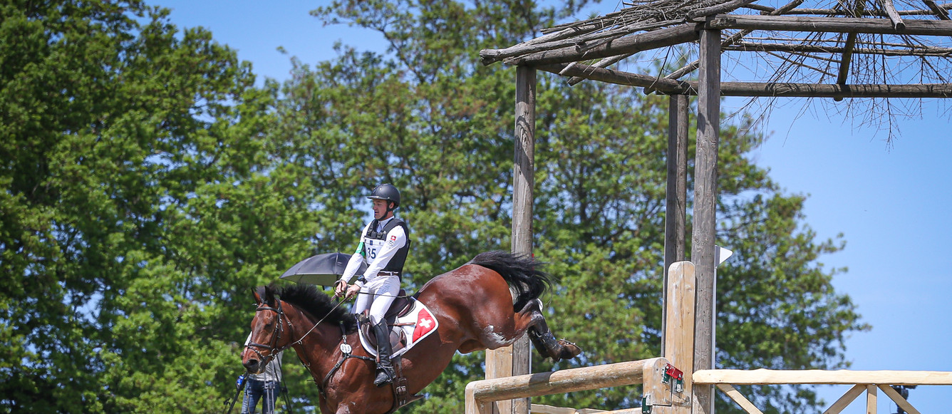 Robin Godel et Grandeur de Lully CH au CCIO 4* de Pratoni del Vivaro 2022. © Massimo Argenziano