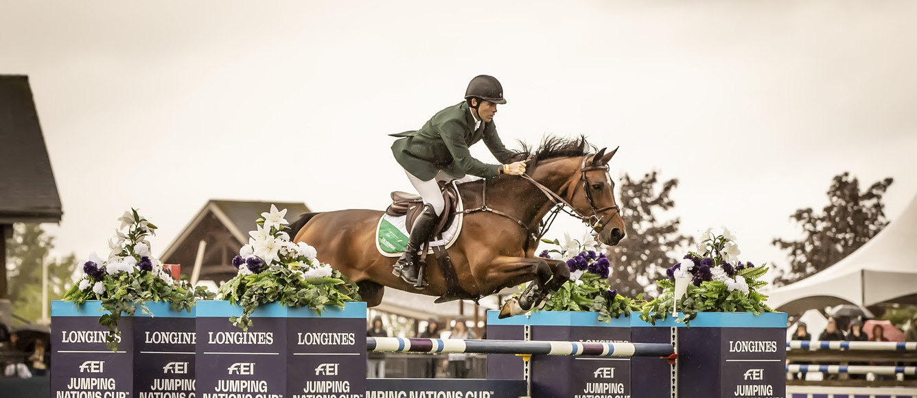 Longines FEI Jumping NATIONS CUP 2022 Langley, CANCONOR SWAIL (IRL) and Count Me In, Winning Team Longines FEI Jumping Nations Cup 2022 - Langley (CAN)