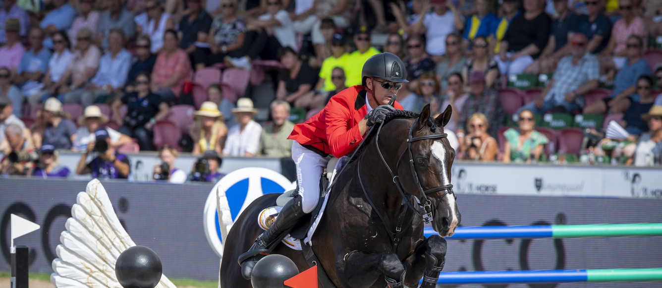 ECCO FEI World Championships 2022, Herning (DEN).Agria FEI Jumping World Championship 2022.Jérôme Guery BEL on Quel Homme de HusFEI / Richard Juilliart